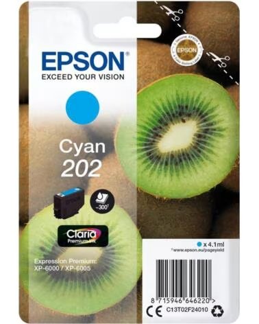 EPSON Cartucho tinta singlepack 202 cian