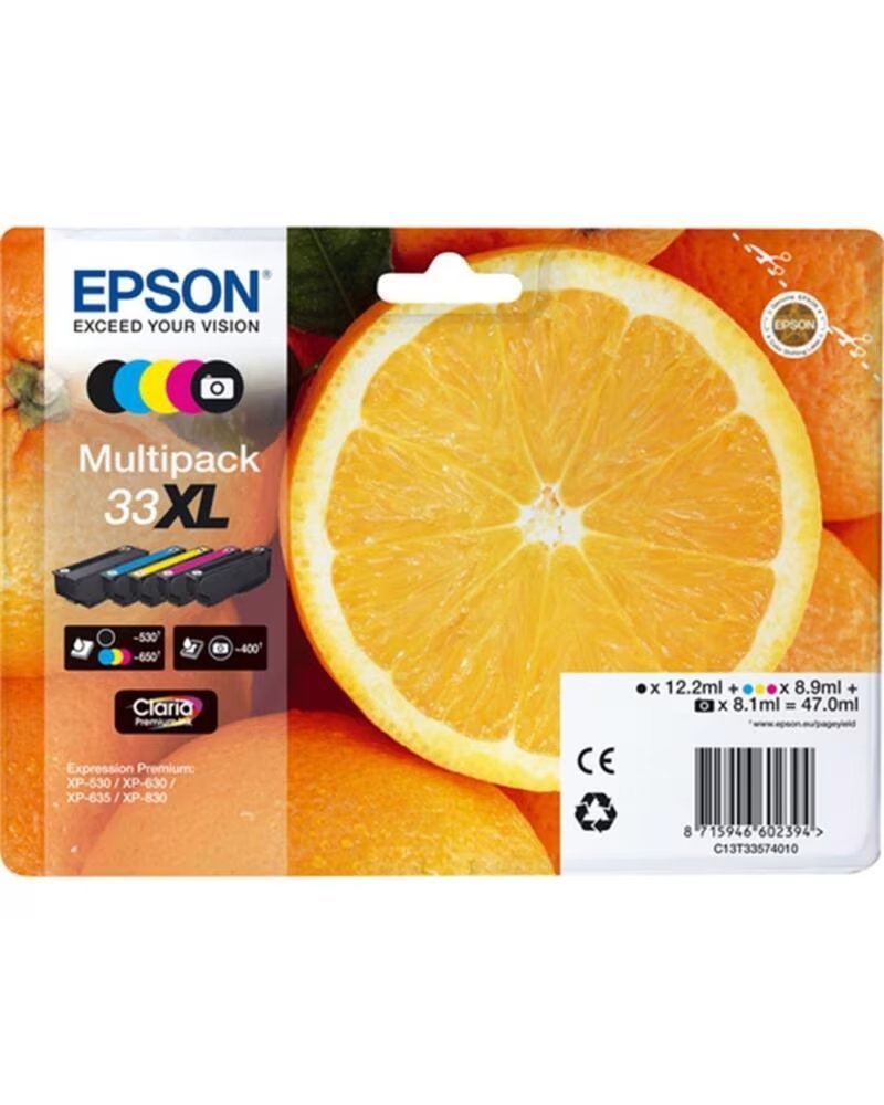 EPSON Multipack cartucho tinta expression home 5 colores 33xl