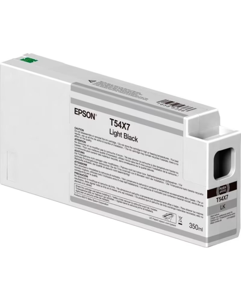 EPSON Cartucho tinta t54x700 ultrachrome hdx - hd light black 350ml