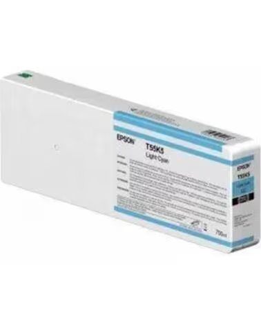 EPSON Cartucho tinta t55k500 ultrachrome hdx - hd light cyan 700ml