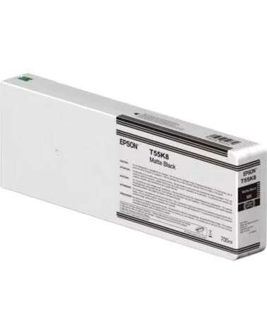EPSON Cartucho tinta t55k800 ultrachrome hdx - hd matte black 700ml