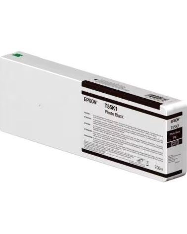 EPSON Cartucho tinta t55k100 ultrachrome hdx - hd photo black 700ml