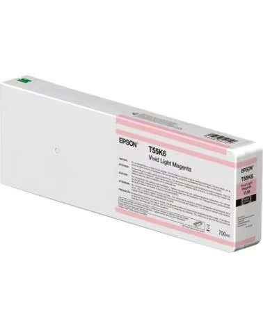 EPSON Cartucho tinta t55k600 ultrachrome hdx - hd light magenta 700ml