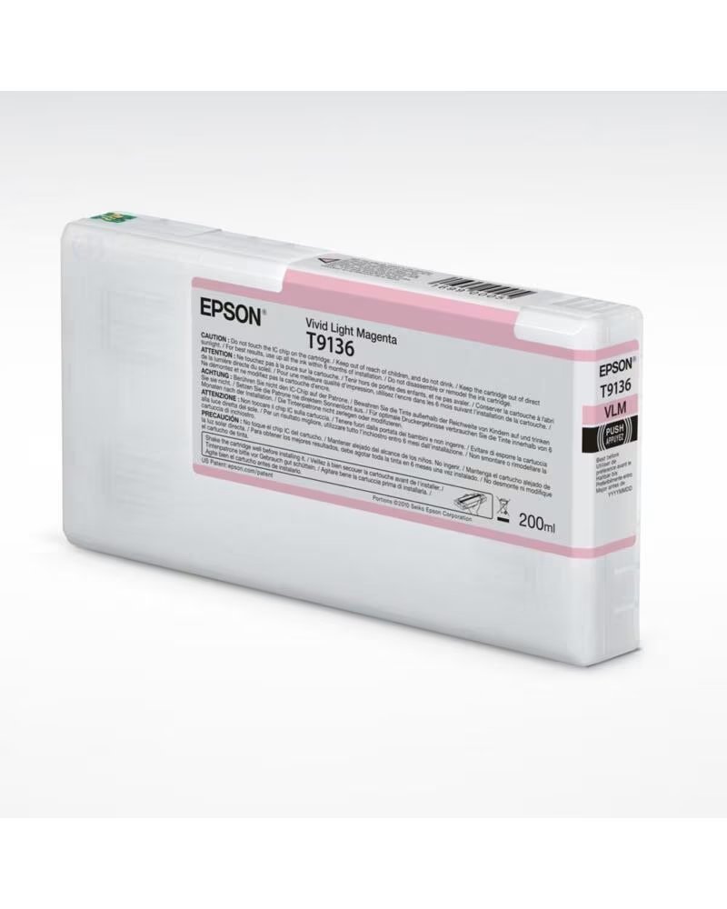 EPSON Cartucho tinta t9136 light magenta 200ml