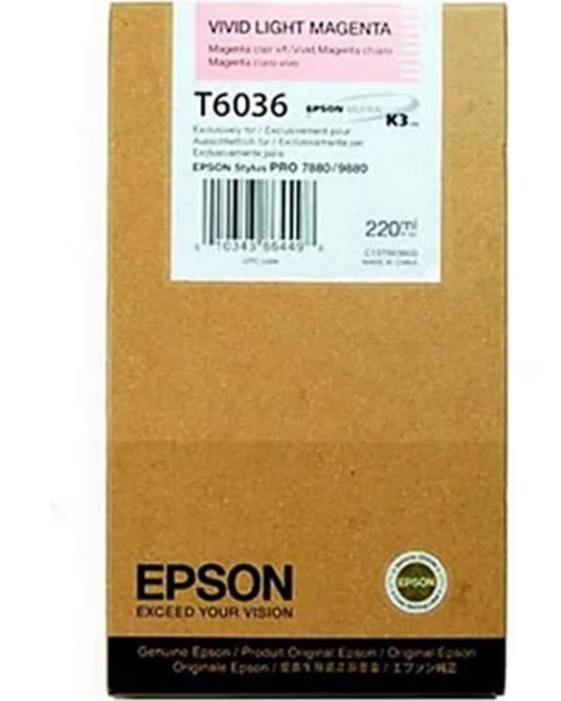 EPSON Cartucho tinta stylus pro 7880 - 9880 magenta claro 220ml