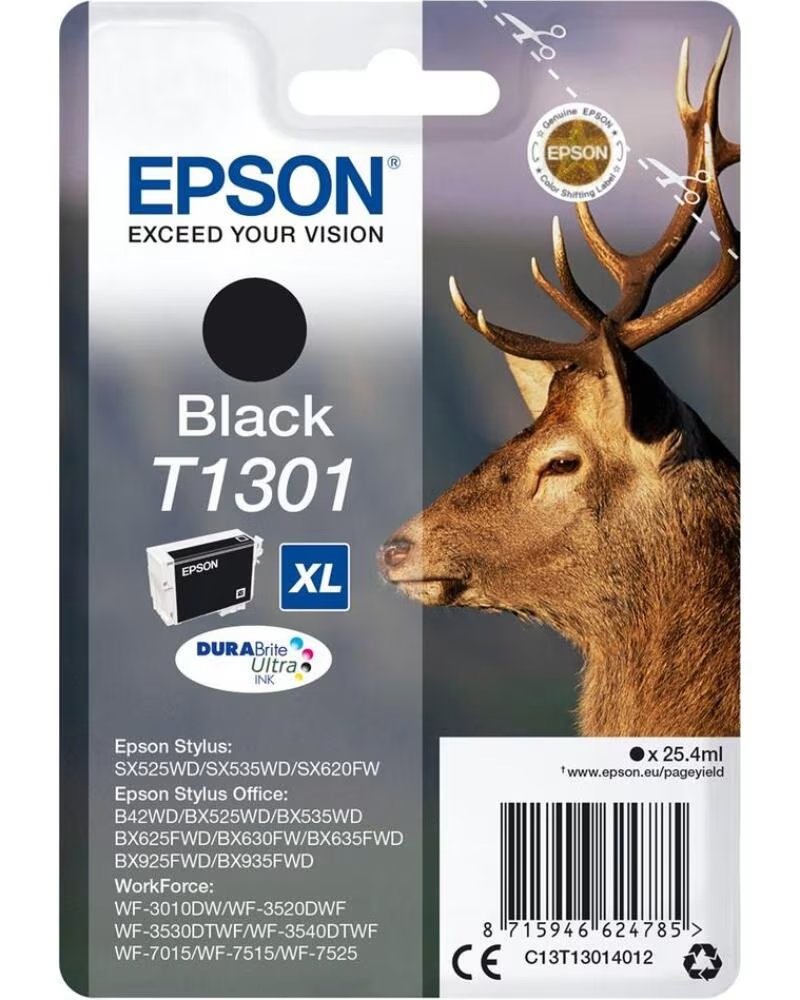 EPSON Cartucho tinta stylus sx525wd - 620fw - office b42wd - 525wd - 625fwd - 925fwd negro