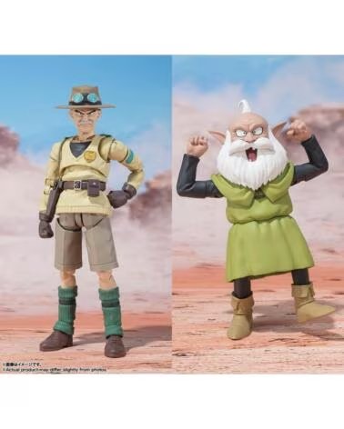 TAMASHII NATIONS Pack 2 figuras sand land sh figuarts rao thief 15 11cm