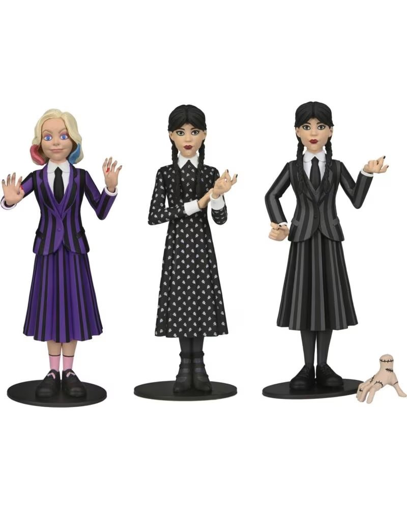 NECA Surtido figuras wednesday addams toony terrors 12 unidades