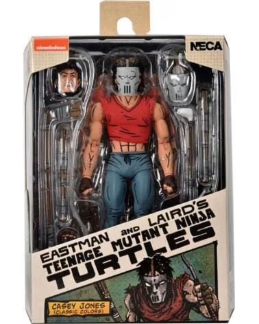 NECA Figura tortugas ninja mirage comics casey jones camiseta roja