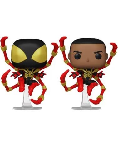 FUNKO pop marvel spider - man comics miles morales iron spider w - chase aleatorio