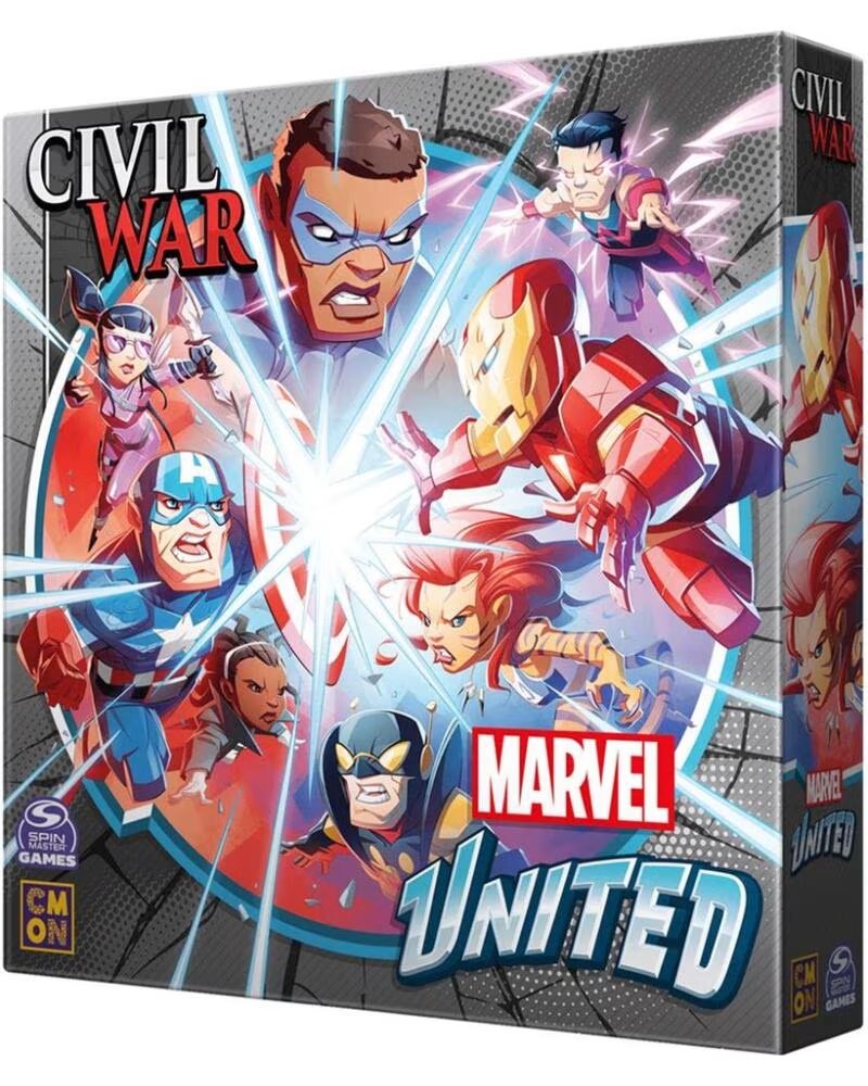 ASMODEE Juego de mesa marvel united civil war