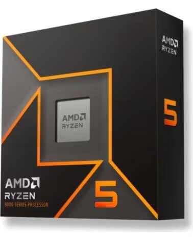 AMD Procesador ryzen 5 9600x 6 core 5 4ghz 38mb am5 radeon graphics