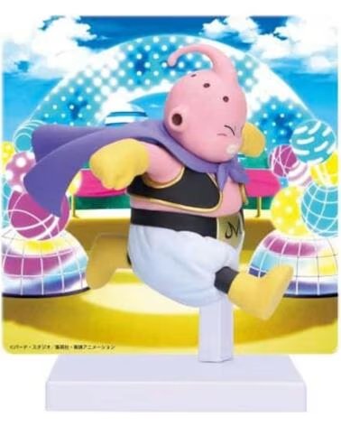 BANPRESTO Figura dragon ball daima majin buu con panel 8cm