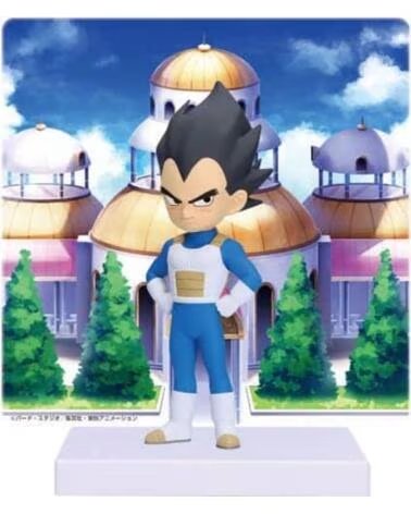 BANPRESTO Figura dragon ball daima vegeta con panel 9cm