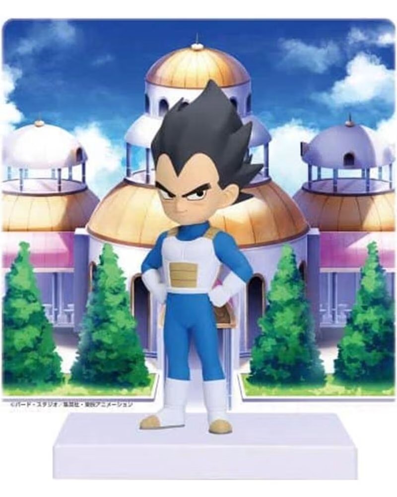 BANPRESTO Figura dragon ball daima vegeta con panel 9cm