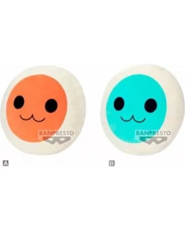 BANPRESTO Peluche taiko no tatsujin donkatsu face plush 37cm 1 unidad aleatoria