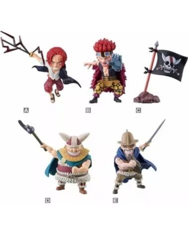 BANPRESTO Figura one piece world collectable figure red hair pirates 02