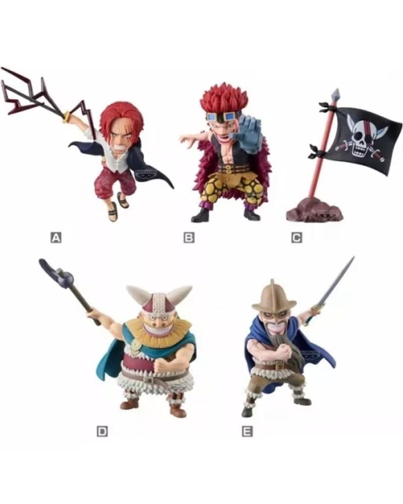 BANPRESTO Figura one piece world collectable figure red hair pirates 02