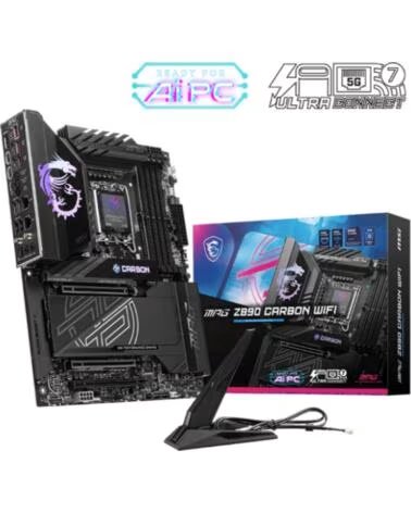 MSI Placa base mpg z890 carbon lga 1851 wifi atx 4xddr5