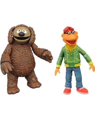 DIAMOND SELECT TOYS Set de 2 figuras the muppets los telenecos scooter and rowlf
