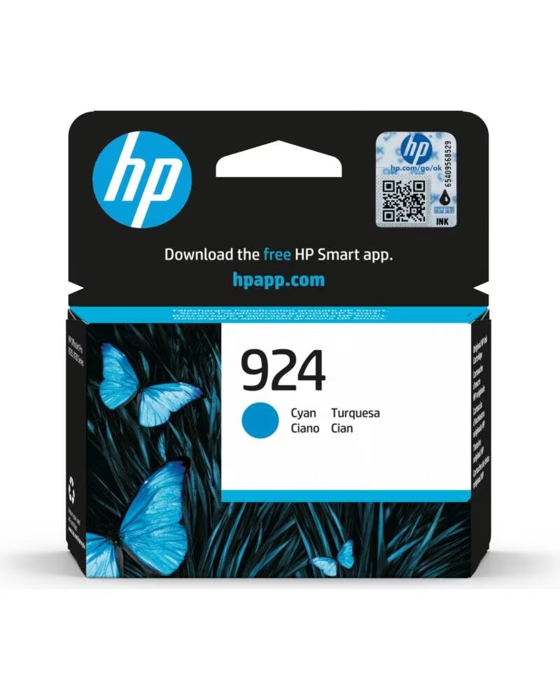 HP Cartucho tinta 924 cian