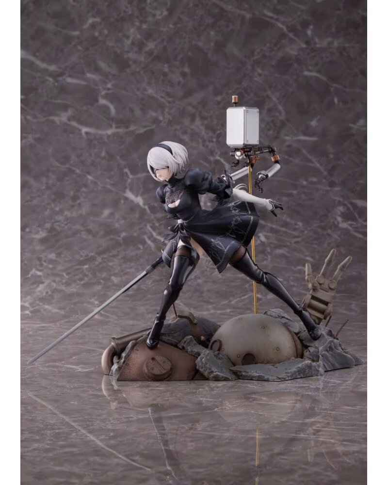 ANIPLEX Figura 2b deluxe edition statue 20 cm nier automata ver 1 1a 1 - 7 scale