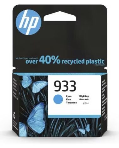 HP Cartucho tinta 933 cian