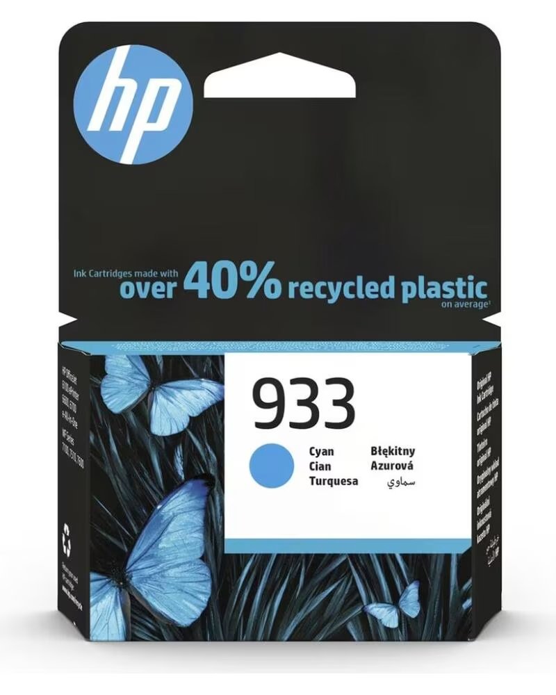HP Cartucho tinta 933 cian