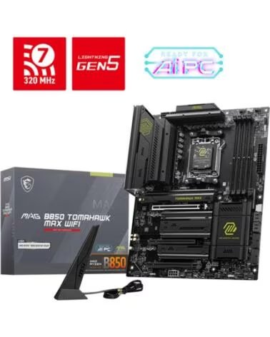 MSI Placa base mag b850 tomahawk max wifi atx am5