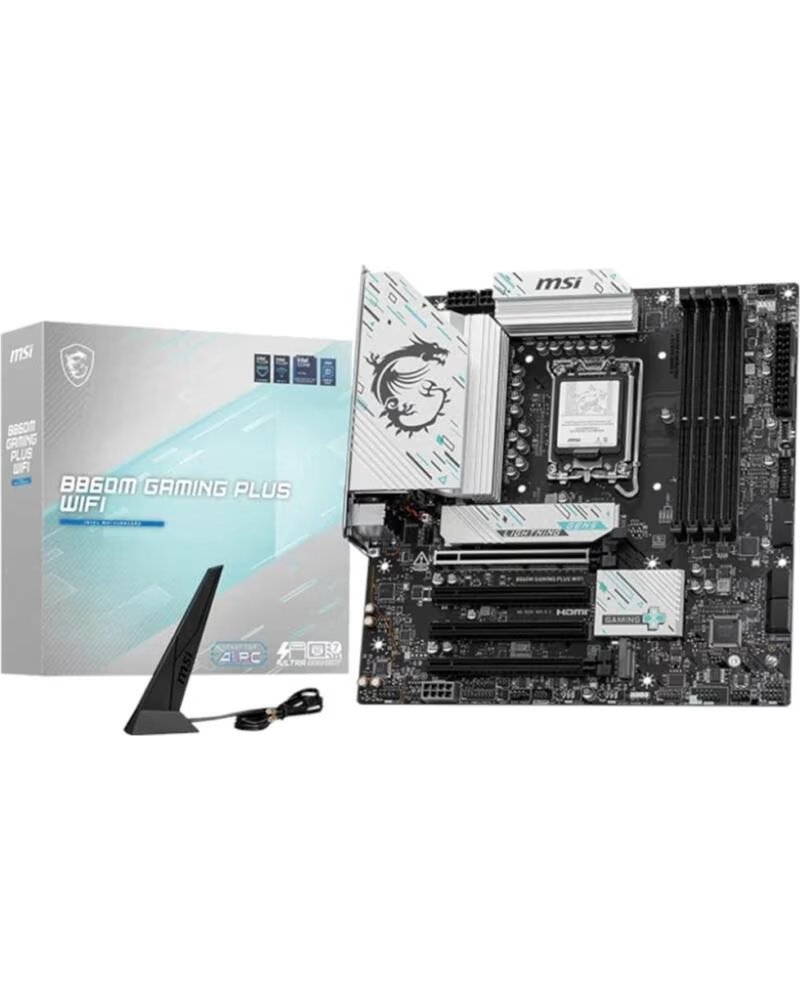 MSI Placa base b860m gaming plus wifi matx ddr5 lga 1851