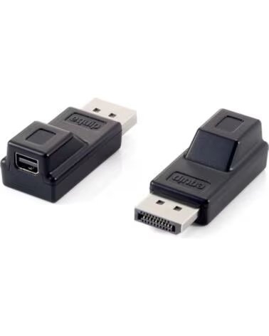 EQUIP Adaptador displayport a mini dp macho - hembra - negro