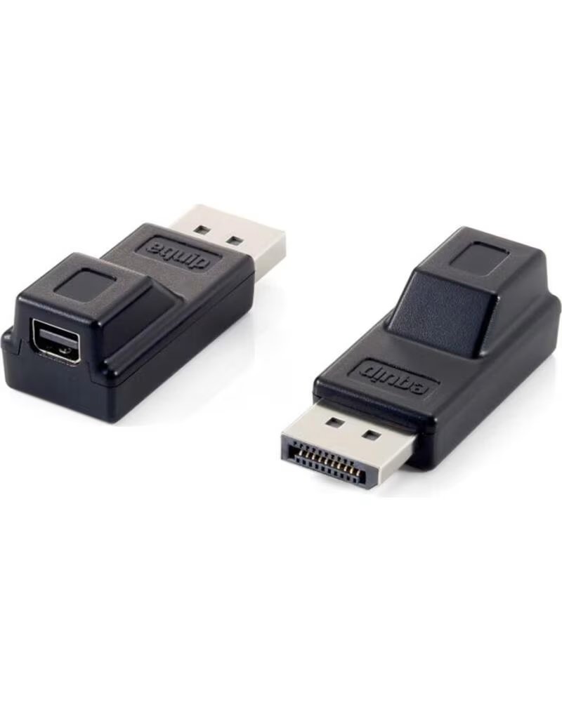 EQUIP Adaptador displayport a mini dp macho - hembra - negro