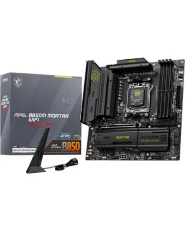 MSI Placa base mag b850m mortar wifi matx