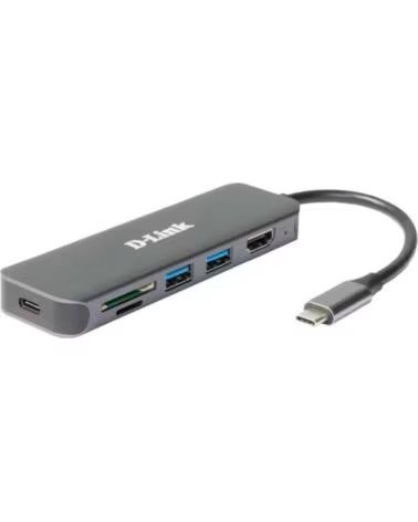 DLINK Docking d - link usb tipo c 6 en 1