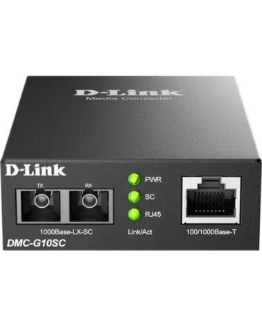 DLINK Convertidor de medios monomodo d - link dmc - g10sc