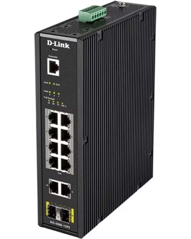 DLINK Switch industrial dis - 200g - 12ps 12 puertos
