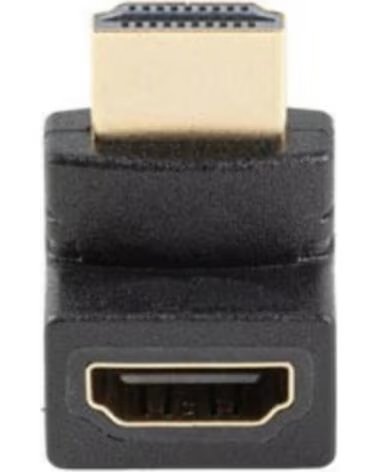 LANBERG Adaptador hdmi 4k macho - hembra angulo arriba