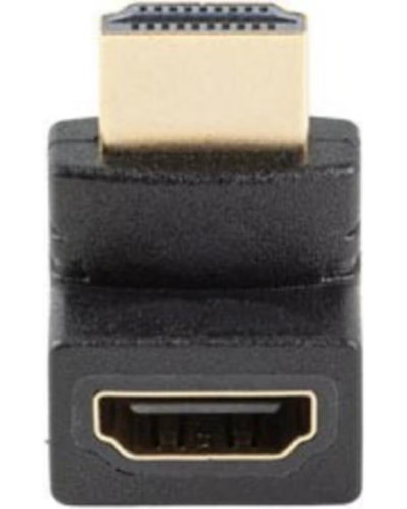 LANBERG Adaptador hdmi 4k macho - hembra angulo arriba