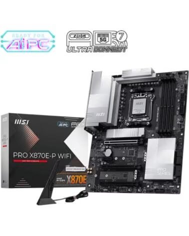 MSI Placa base am5 pro x870e - p wifi ddr5 atx