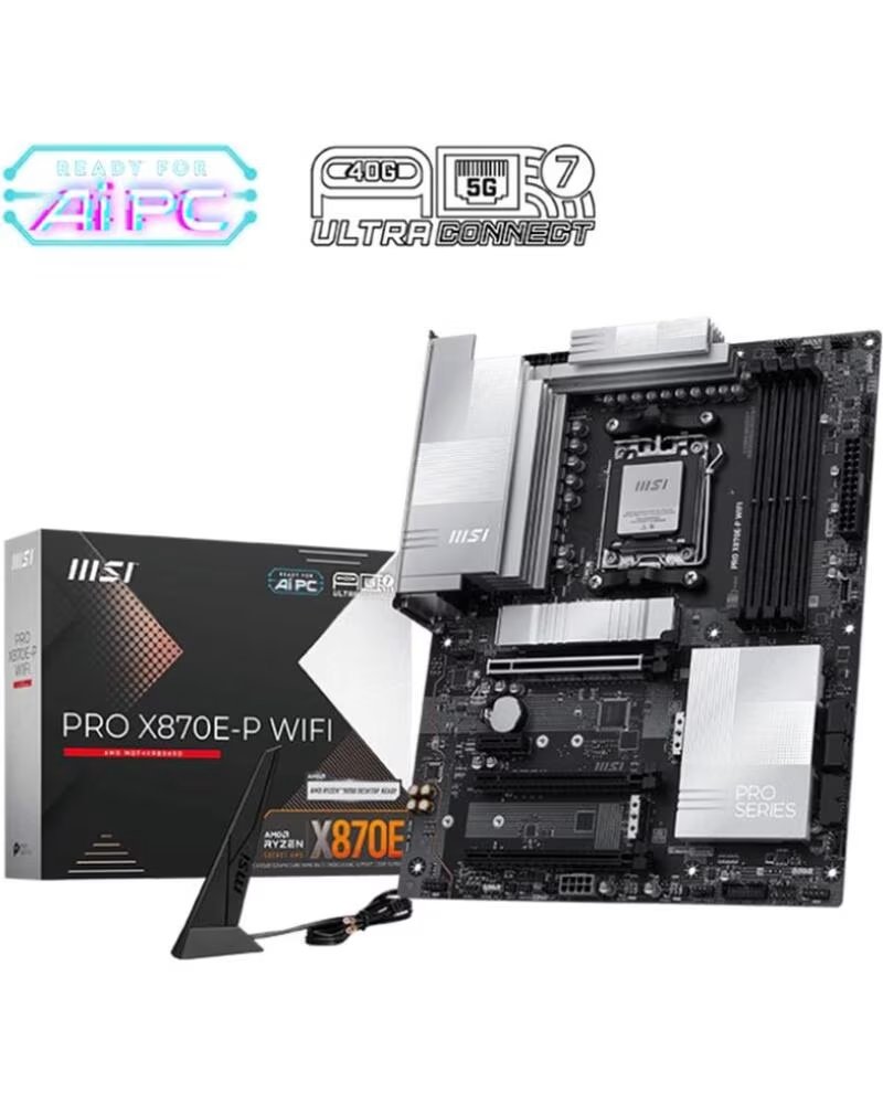 MSI Placa base am5 pro x870e - p wifi ddr5 atx