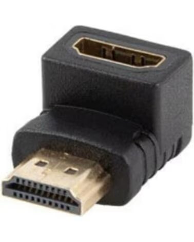 LANBERG Adaptador hdmi 4k macho - hembra angulo abajo