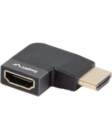 LANBERG Adaptador hdmi 8k macho - hembra angulo derecha