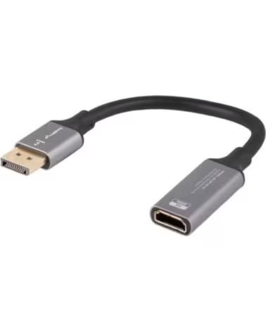 LANBERG Adaptador 4k displayport a hdmi 20cm - macho - hembra
