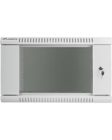 LANBERG Armario 19 pulgadas 6u - 600x450 gris