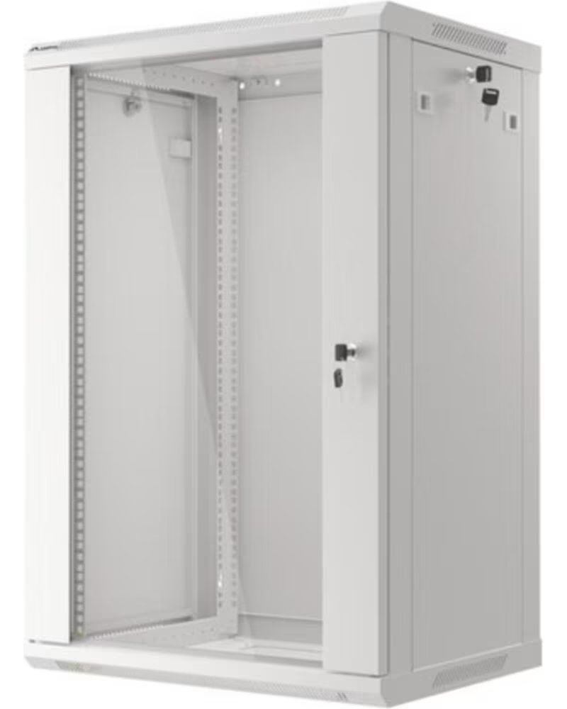 LANBERG Armario 19 pulgadas 18u - 600x450 gris