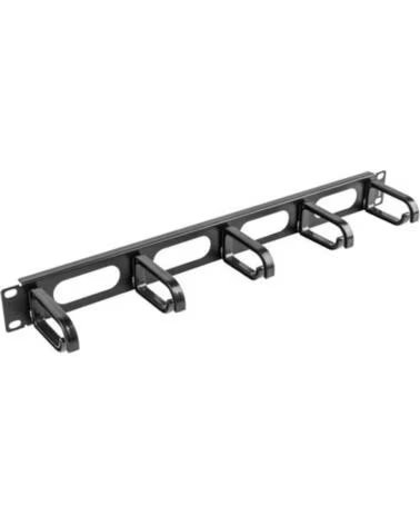 LANBERG Organizador de cables 5 anillas 19 pulgadas 1u tipo b negro