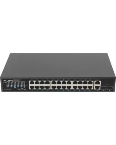 LANBERG Switch 24 puertos 1gb poe - 2x sfp 2x gbit ethernet 360w rack 19 pulgadas