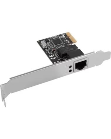 LANBERG Tarjeta red ethernet rj45 pci - e 1 puerto gigabit lp