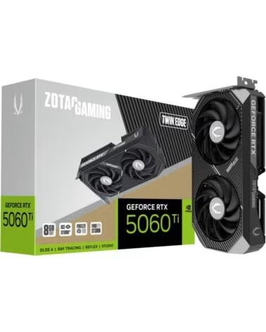 ZOTAC Tarjeta grafica rtx 5060ti twin edge 8gb gddr7