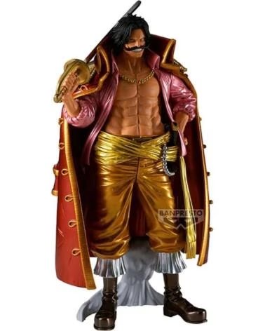 BANPRESTO Figura one piece premium gol d roger the metallic 30cm
